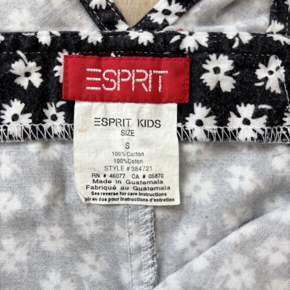 Vintage Esprit Kids Overall Dress Size S 90s Y2K Clueless Academia Preppy School - Picture 10 of 11